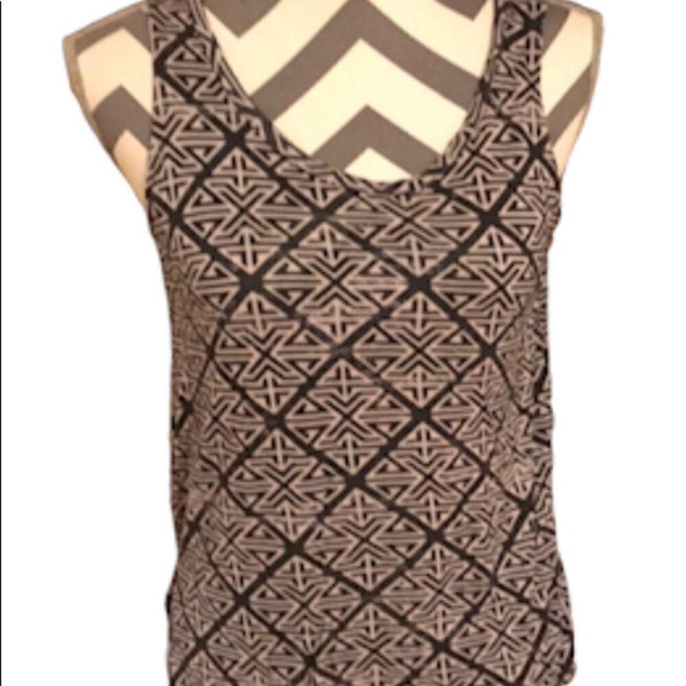 LUSH XS Tank Top Black & Cream